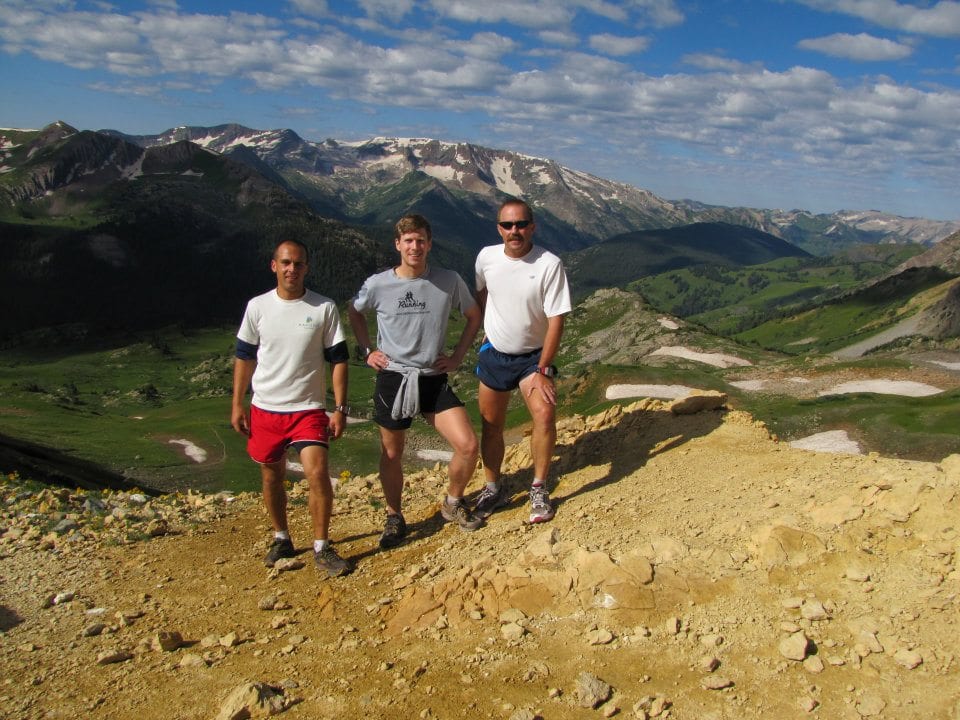Running the Maroon Bells Four Pass Loop in the Colorado high country