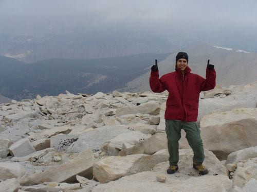 Outdoor adventure in the mountains